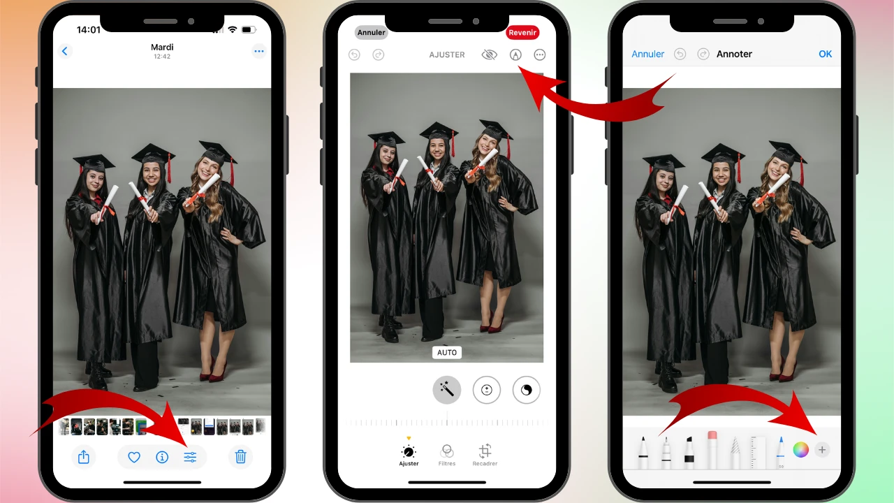 ajouter texte sur photo iphone