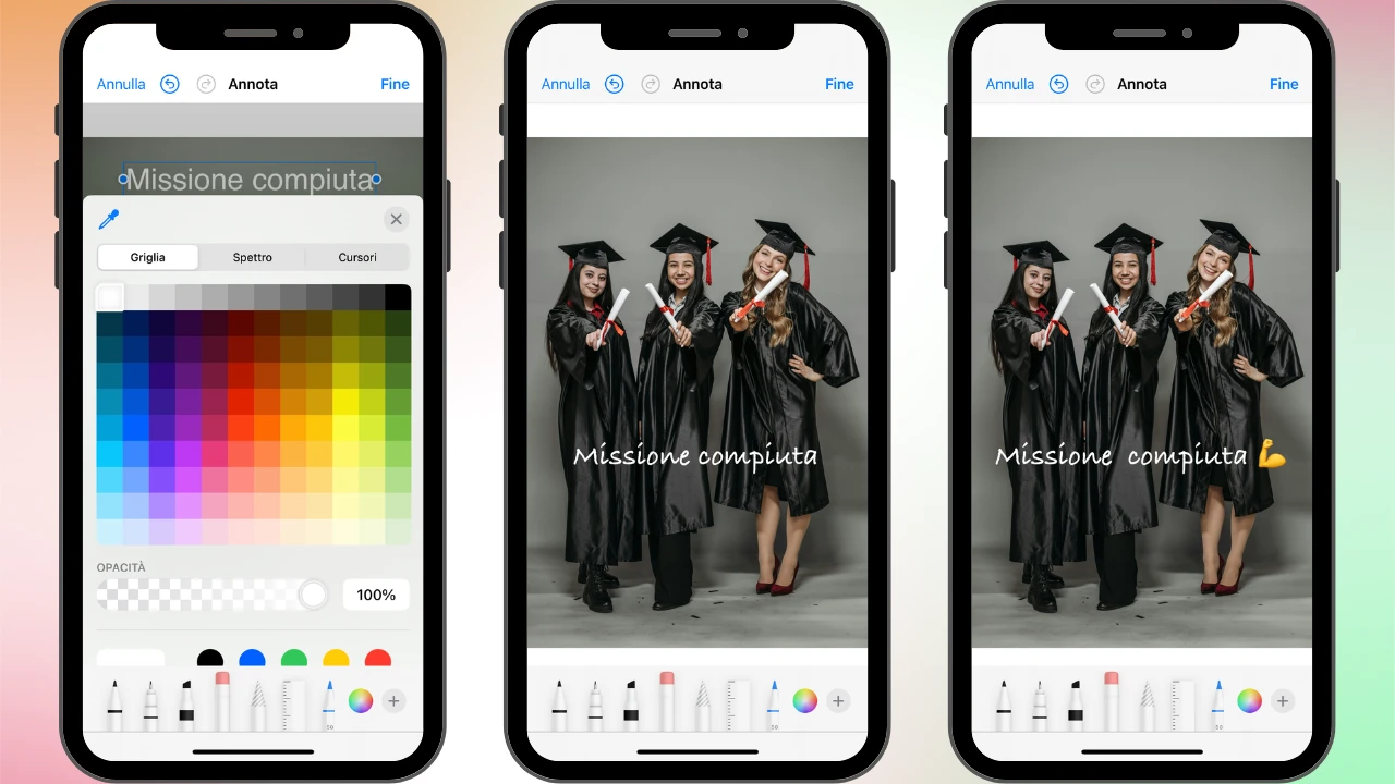 come aggiungere testo a una foto su iphone