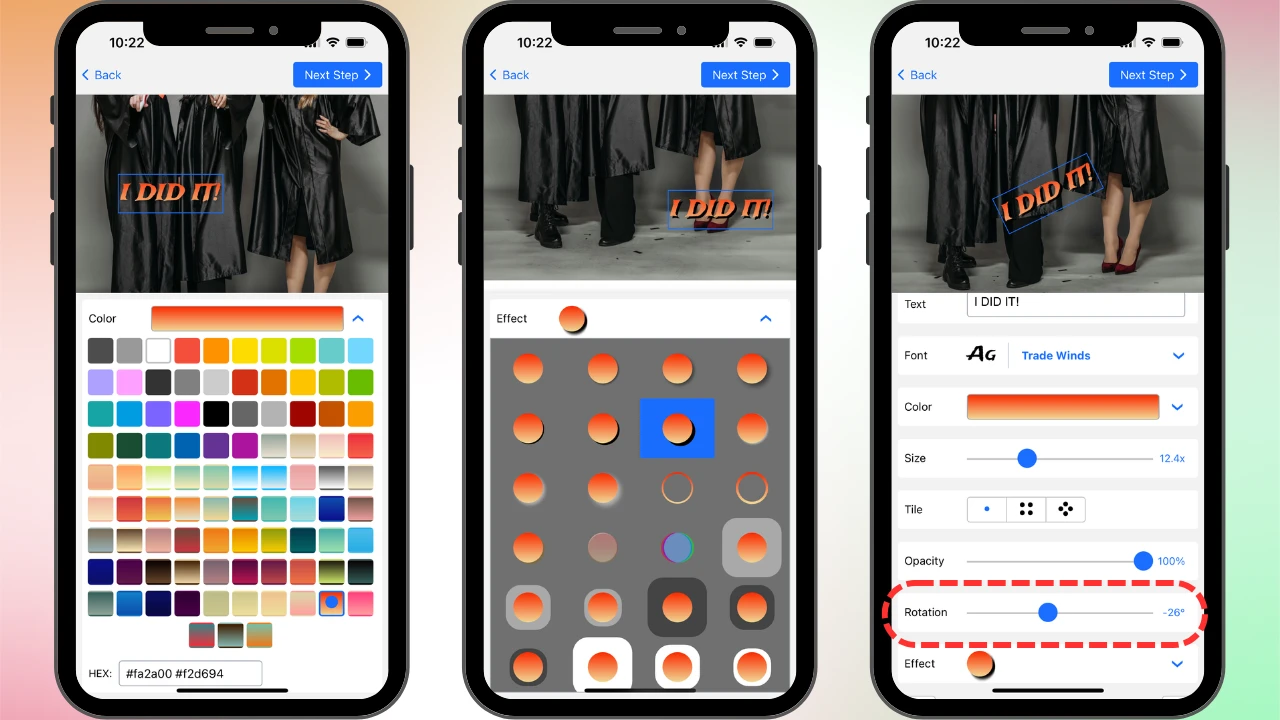 add text to photo iphone