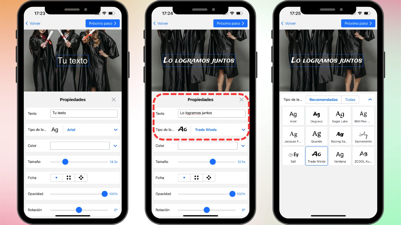 como poner texto en una foto iphone