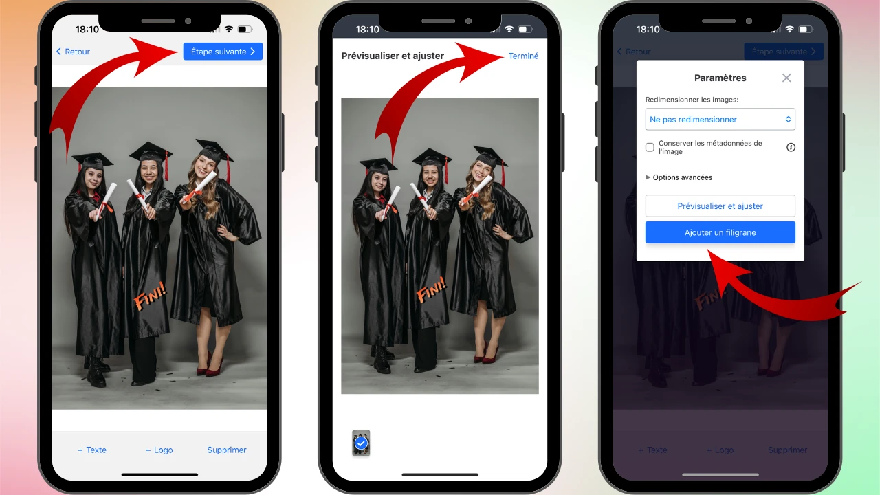 comment ajouter du texte sur une image sur iphone