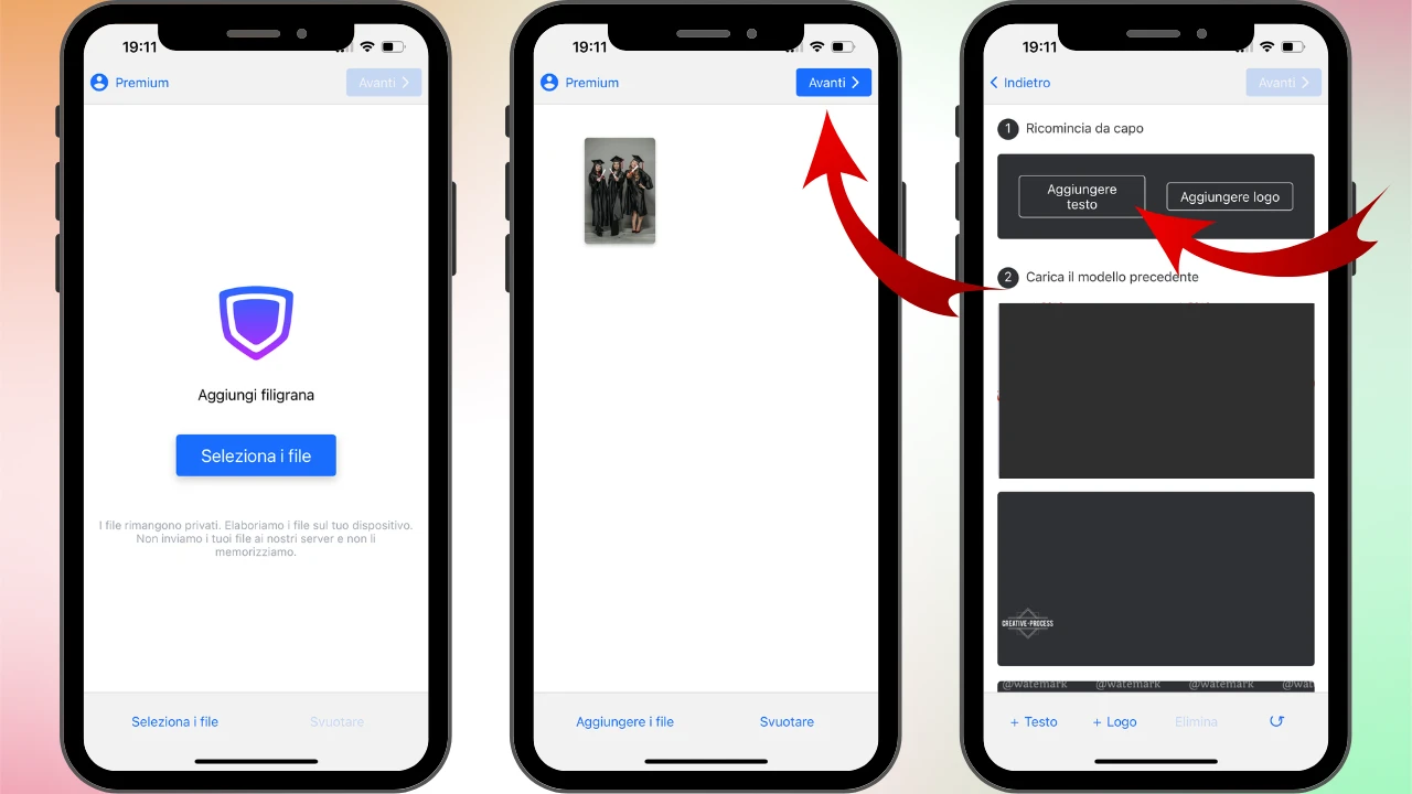 come scrivere su una foto su iphone