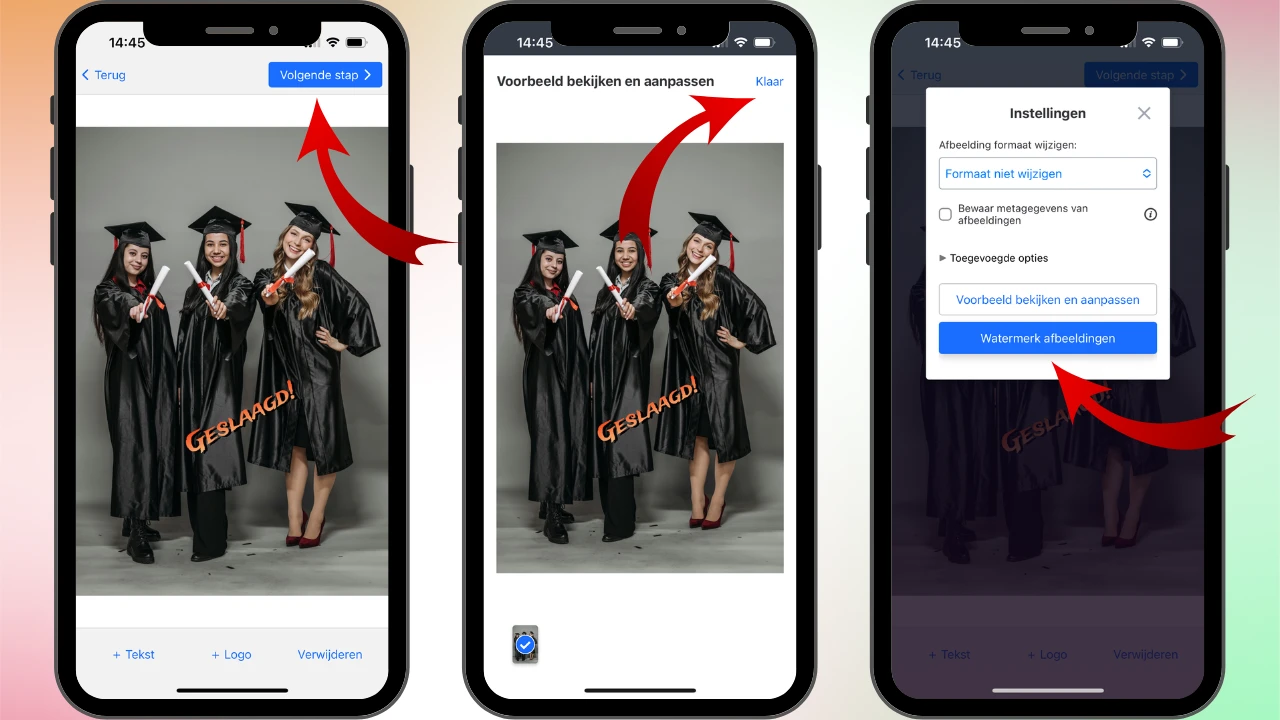 tekst toevoegen aan foto iphone