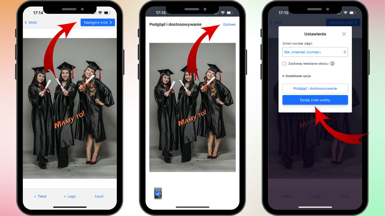 jak dodać tekst na zdjęciu na iphone