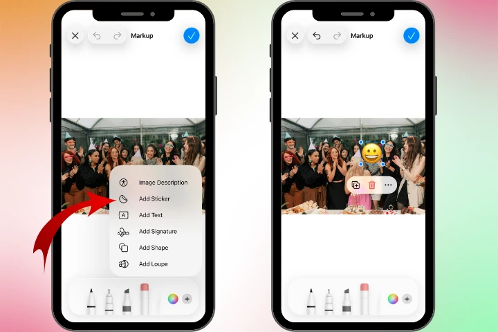 Cách Làm Mờ Khuôn Mặt Trong Ảnh Trên iPhone Bằng Emoji