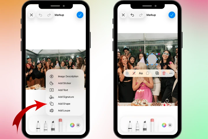 Cách Làm Mờ Khuôn Mặt Trong Ảnh Trên iPhone Bằng Hình Khối