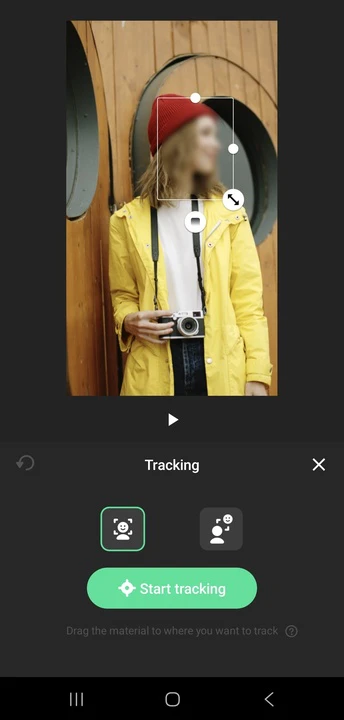 Blur a Face in a Video using InShot