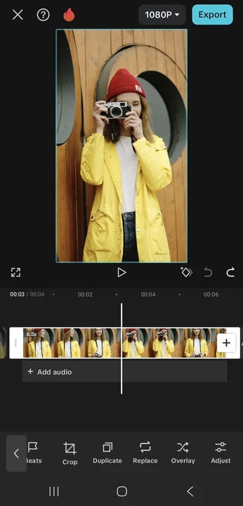 Blur Face in Video using CapCut