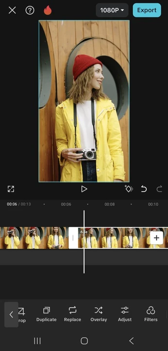 Blur Face in Video using CapCut