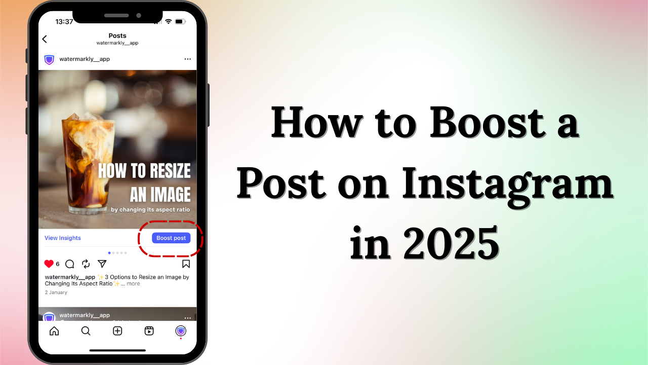 how to boost instagram post