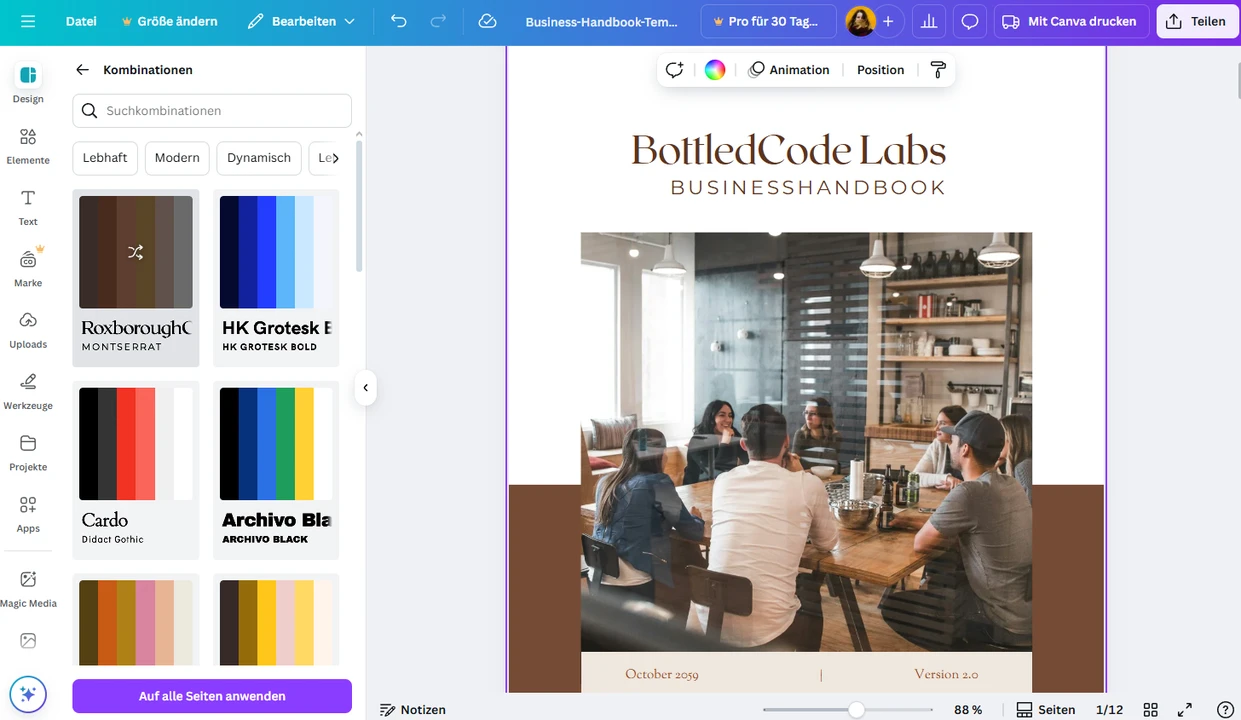 Canva Online-PDF-Editor