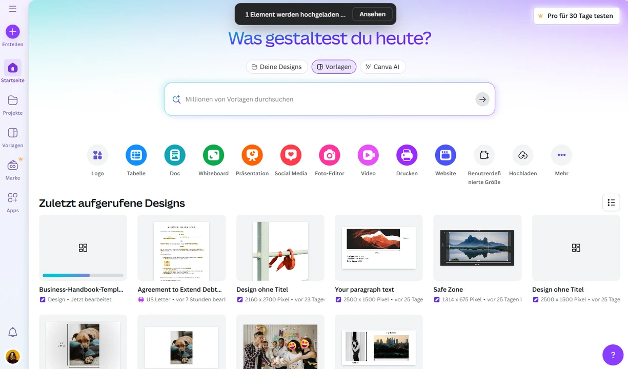 canva pdf bearbeiten