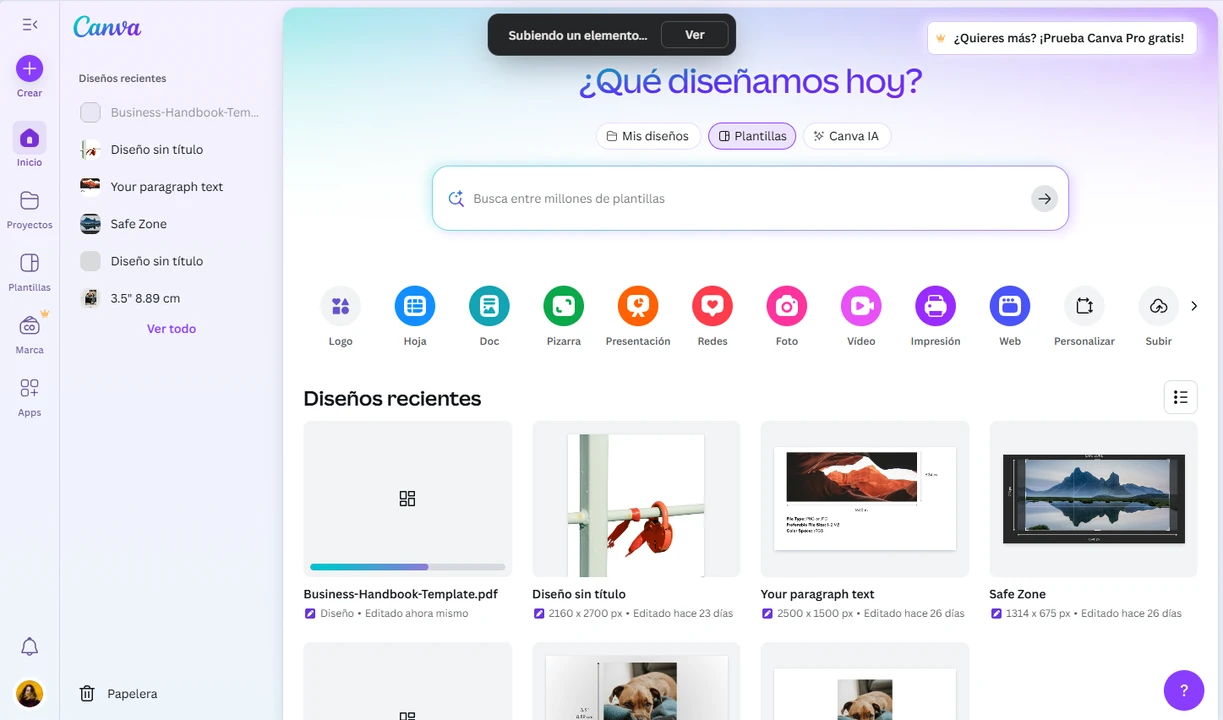 canva editar pdf