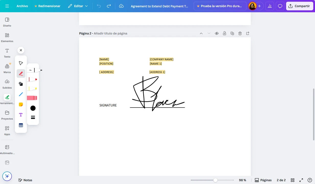 editar pdf canva