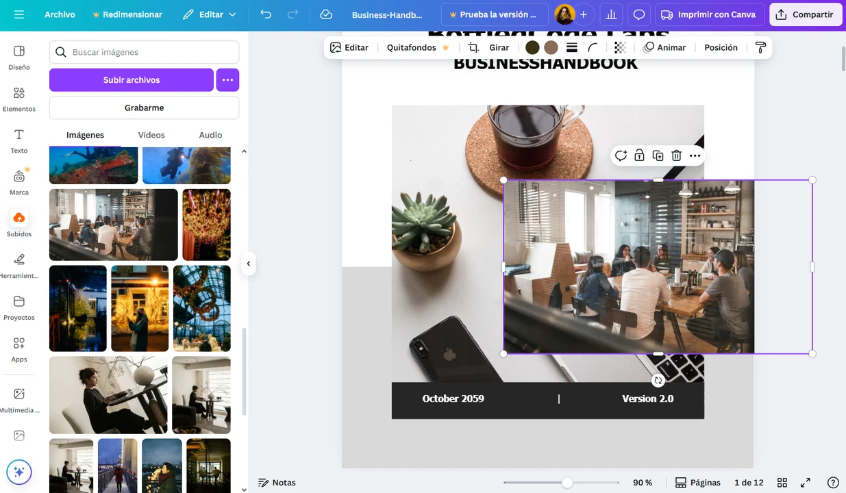 editar pdf canva