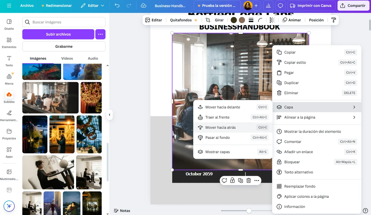 Cómo editar PDF en Canva 
