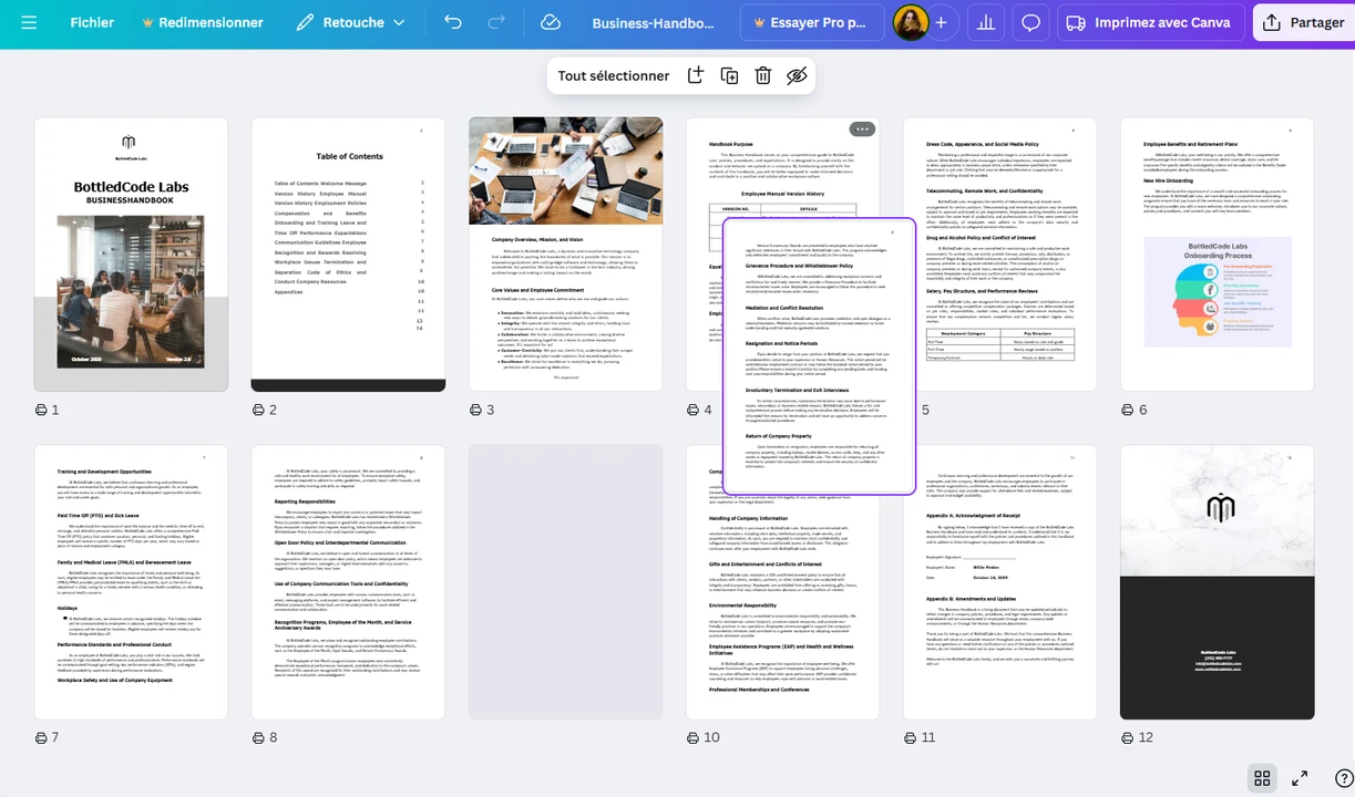  modifier un PDF avec Canva