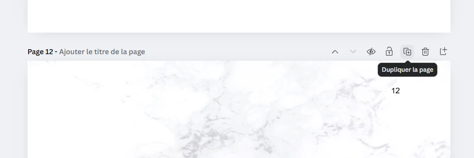 Ajouter une page Canva