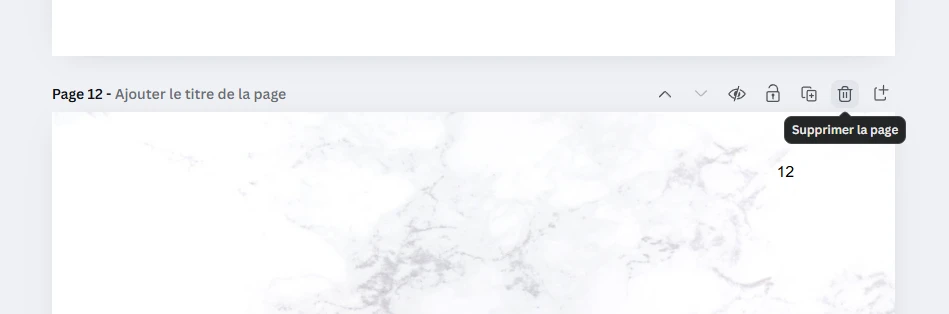 Ajouter une page Canva