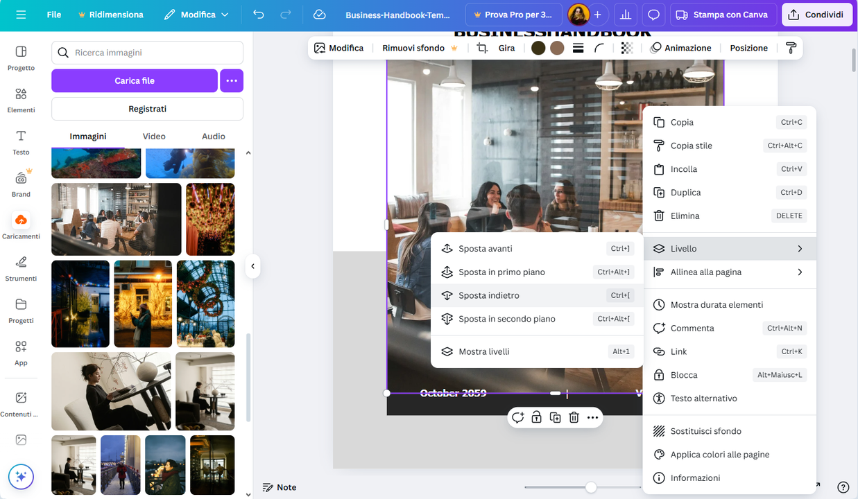 canva modifica pdf