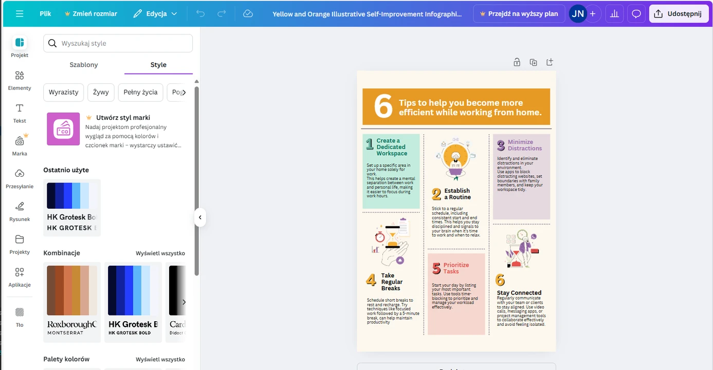 canva pdf style