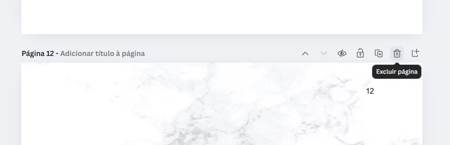 adicionar página no Canva