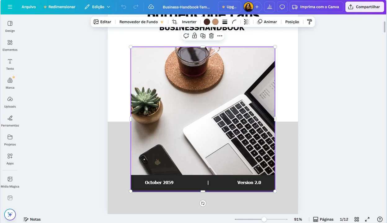 canva editar pdf