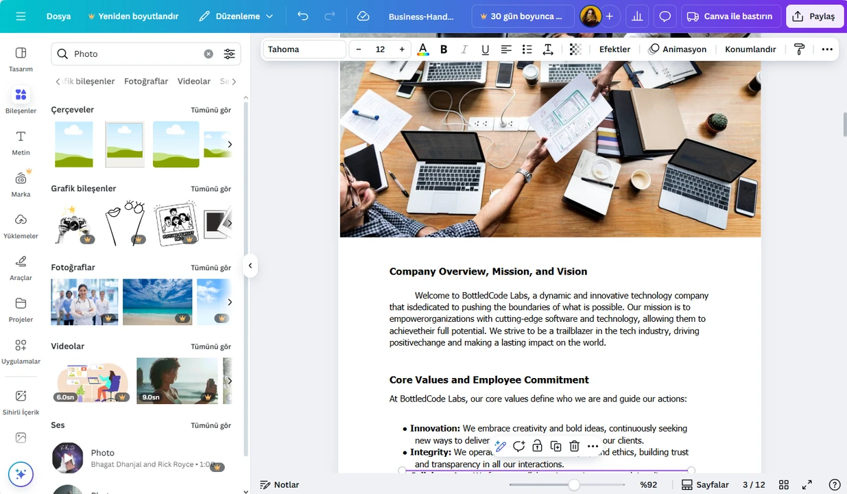 pdf canva