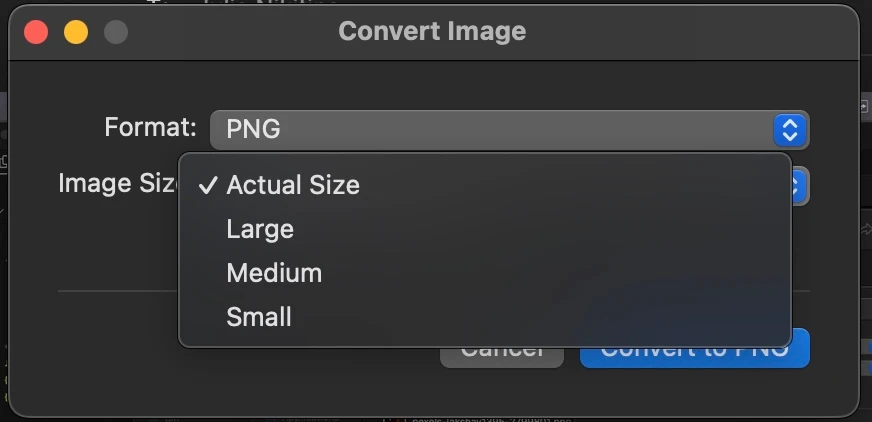 how to compress an image on mac by resizing