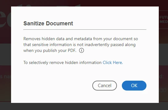 How to crop a PDF in Adobe Acrobat permanently