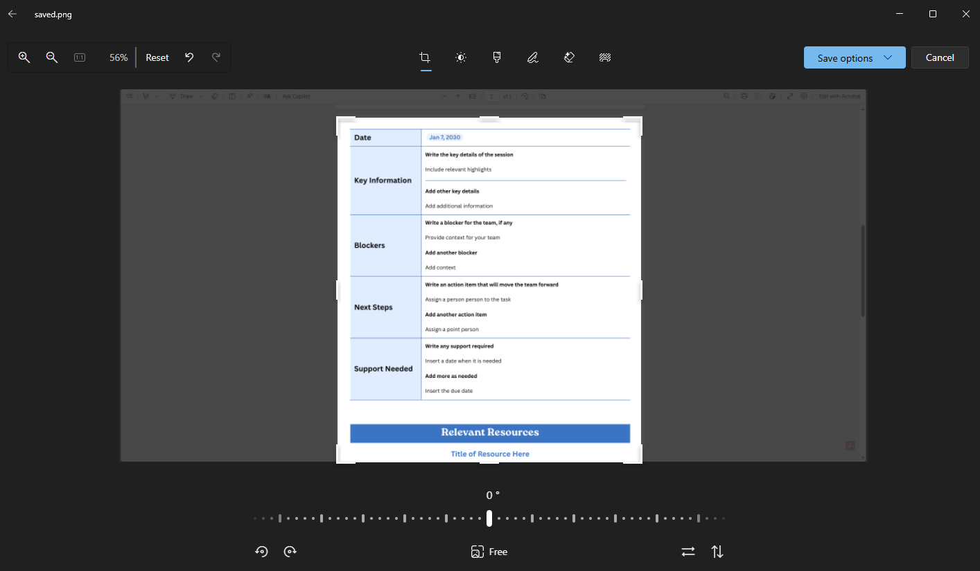 how to crop pdf on windows