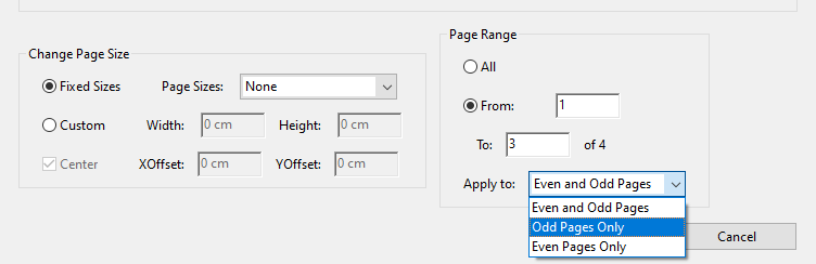 How to crop multiple pages in a PDF in Adobe Acrobat
