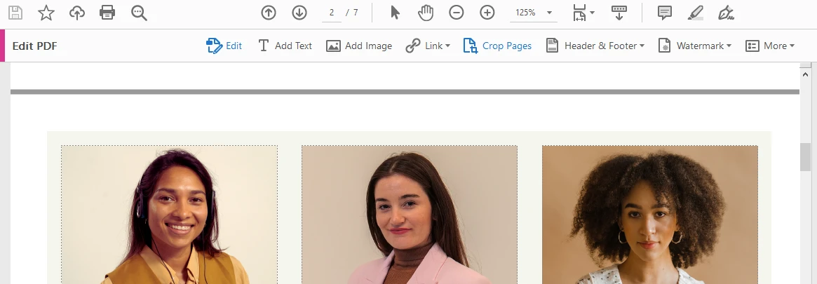 How to crop a single PDF in Adobe Acrobat