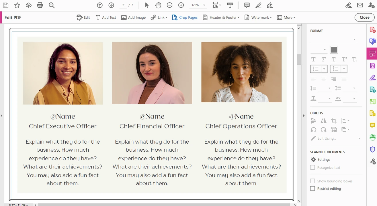 How to crop a single PDF in Adobe Acrobat