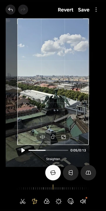how to crop a video on android