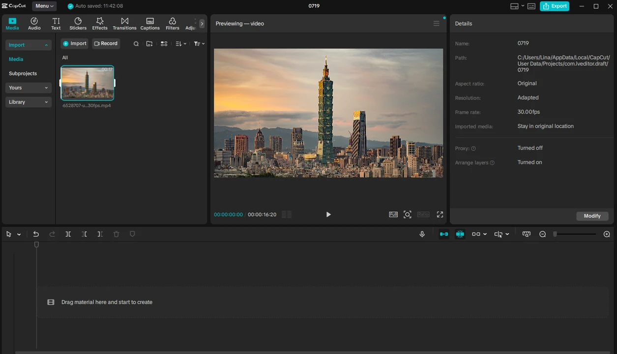 How to Crop a Video in CapCut