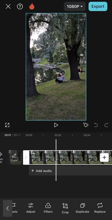 How to Crop a Video in CapCut