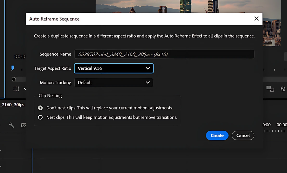 how to crop a video in premiere