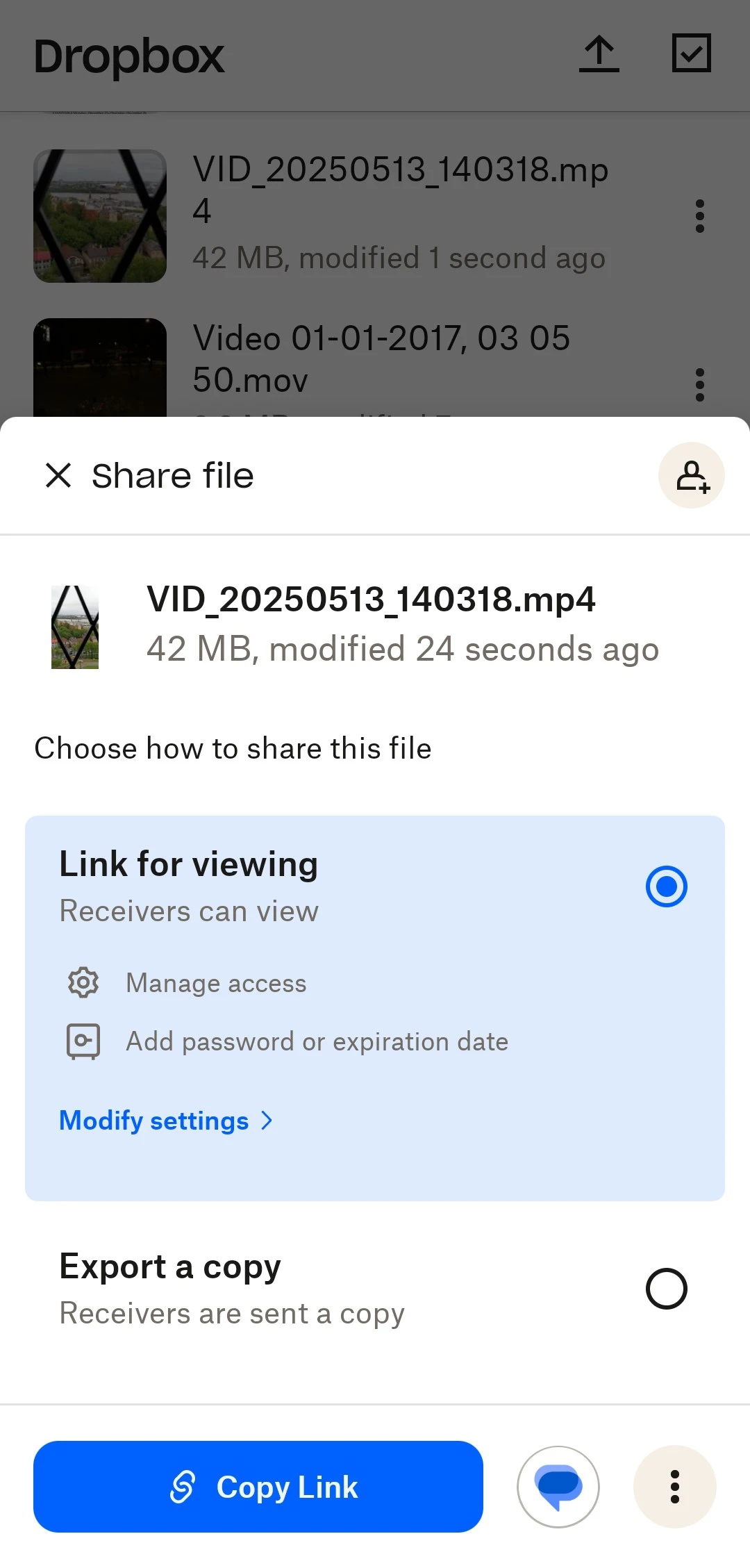 how to send a large video through email from phone