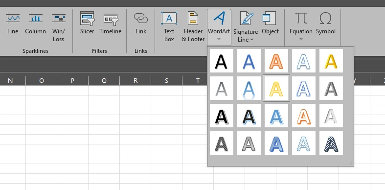 How to Insert Repeated Watermarks in Excel
