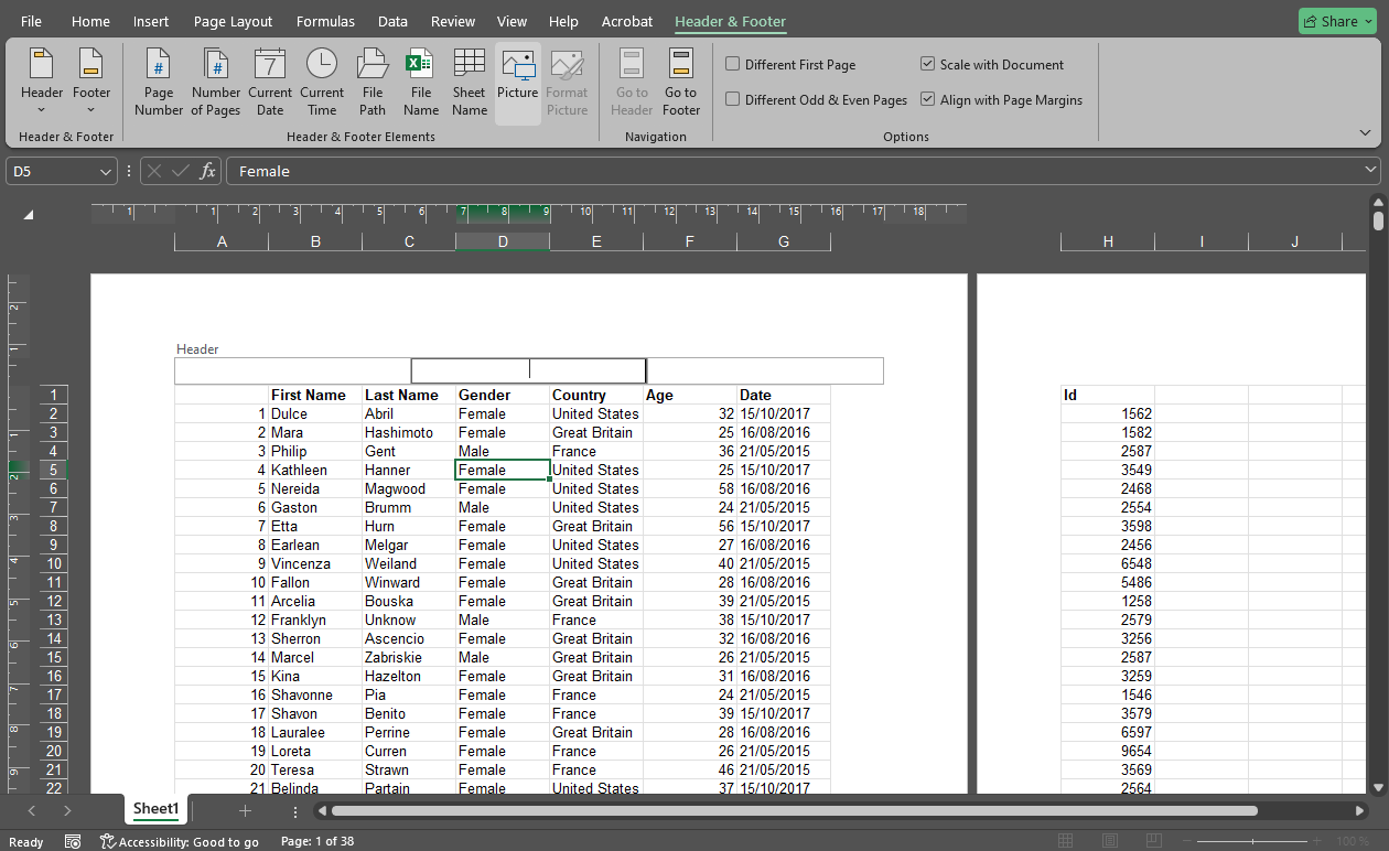 How to Insert a Watermark in Excel