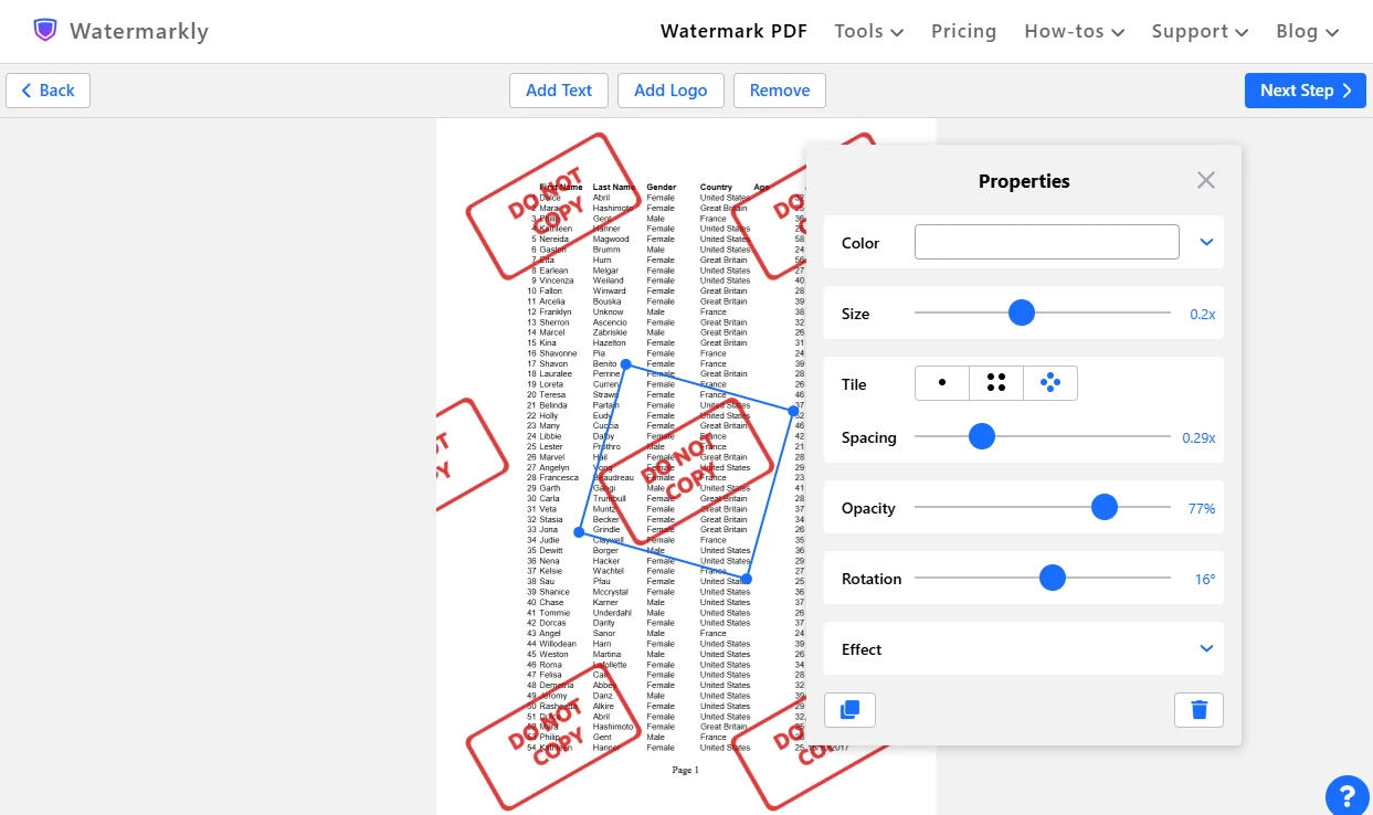 An Alternative Way to Watermark Your Excel Worksheets
