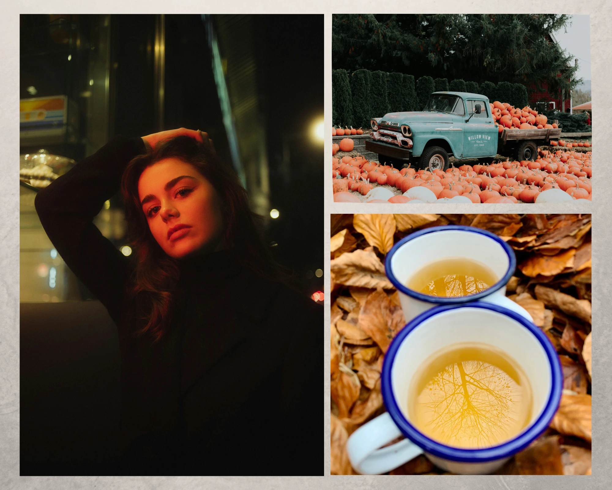 Fall Photoshoot Ideas - RGB light