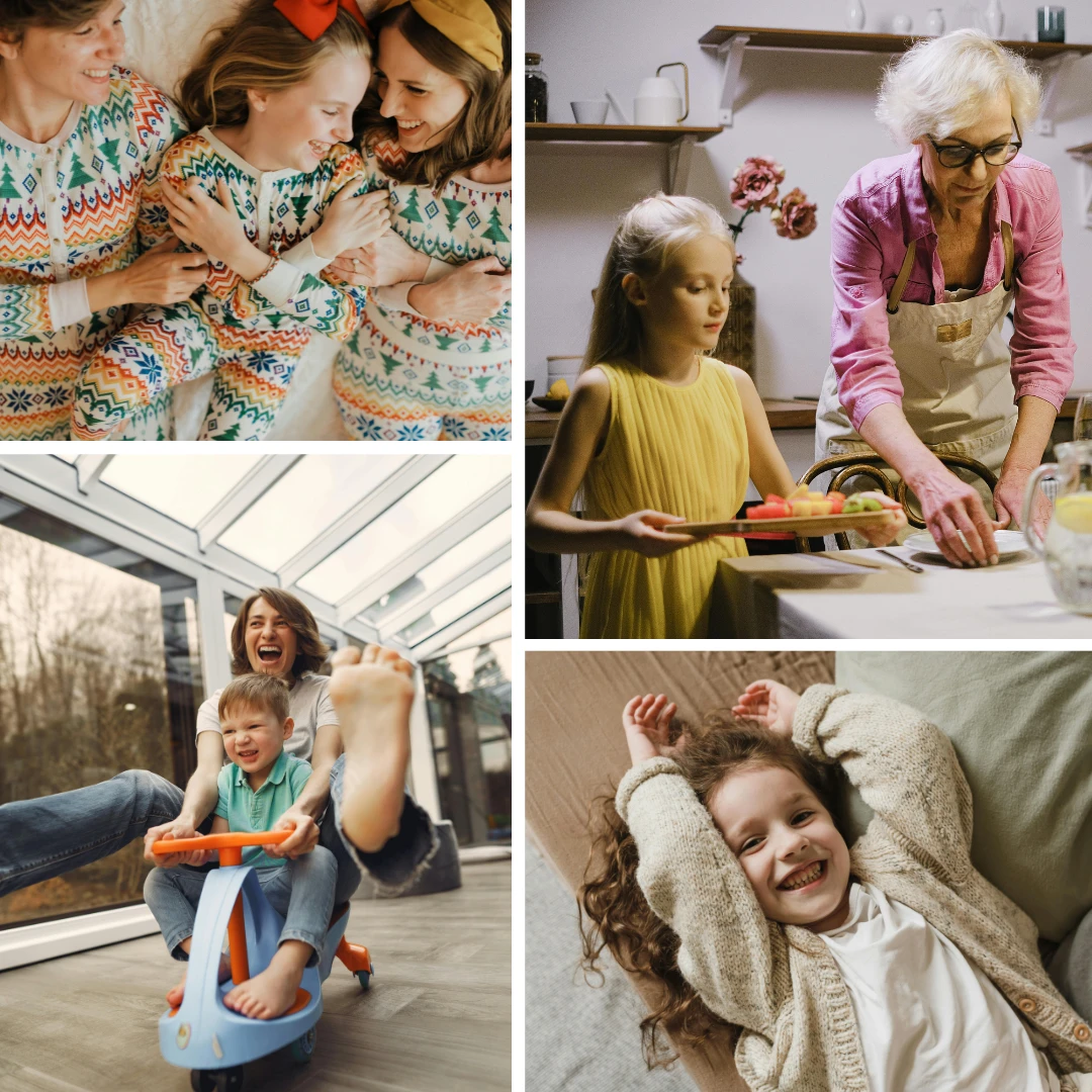 Family Photoshoot Ideas - At Home