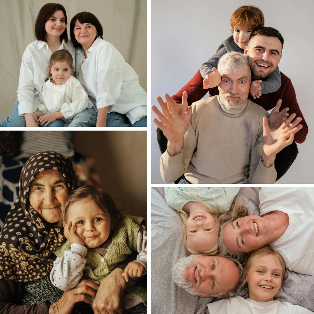 Family Photoshoot Ideas - Generational Portrait