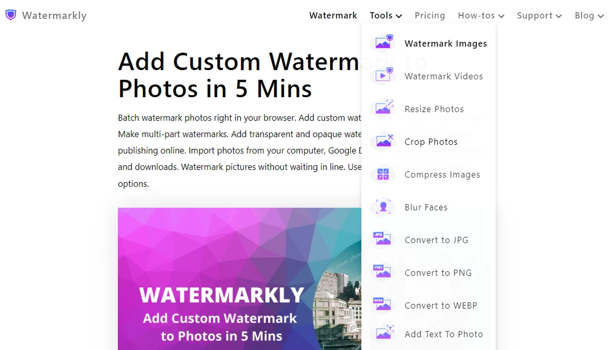 how to crop an image in a circle in watermarkly