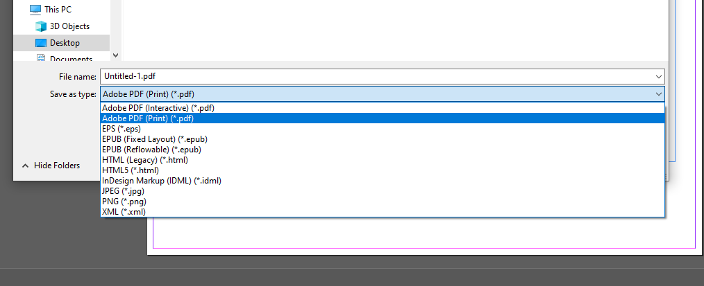 How to export a cropped image in InDesign