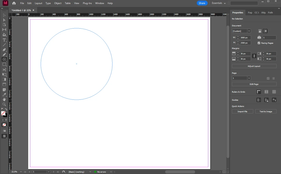 How to crop an image into a circle in InDesign