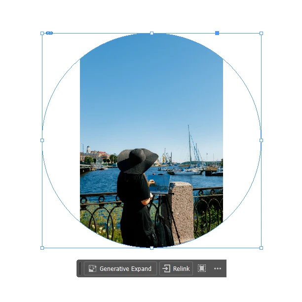 How to crop an image into a circle in InDesign