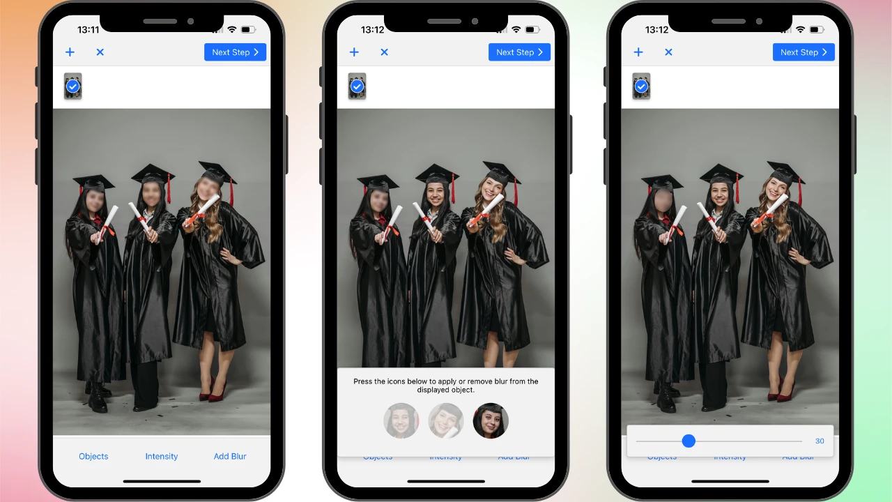 Add a Blur Instead of a Sticker on iPhone